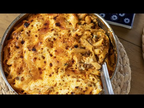 Greek Style Dinner in Under an Hour! Easy Skillet Pastitsio