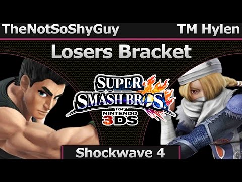 Shockwave 4 Smash 3DS - TheNotSoShyGuy (Little Mac) vs TM Hylen (Sheik) - Losers Bracket