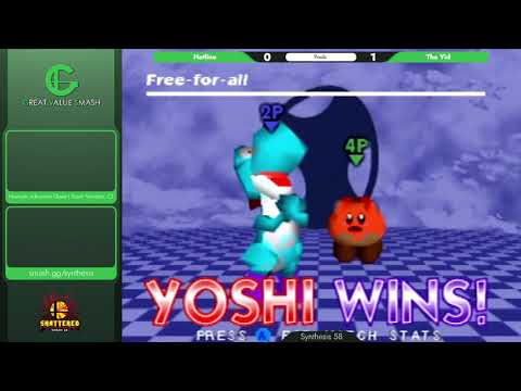 Super Smash Bros 64: Hotline (Yoshi) V The Yid (Kirby) - Synthesis 58 Tournament