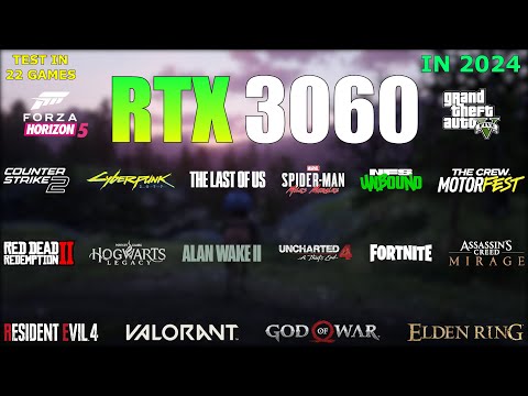 RTX 3060 Laptop Gaming Test - Test in 22 Games in 2024 - Enough for Gaming?