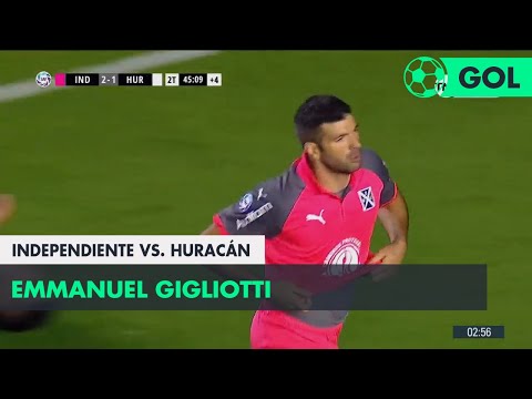 Emmanuel Gigliotti (3-1) Independiente vs Huracán | Fecha 9 - Superliga Argentina 2018/2019