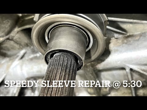 SPEEDY SLEEVE REPAIR -throw out bearing repair -2008 Subaru Outback