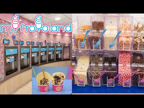 MAKE  YOUR OWN ICECREAM DESSERT | | My FroyoLand Best Place In Hyderabad | Amazing Indian Food