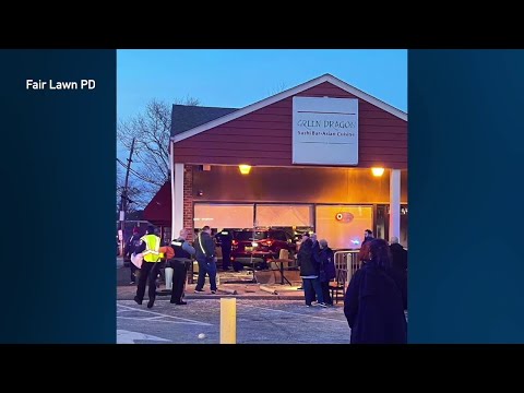 NJ Bergen County SUV Crashes Into Restaurant