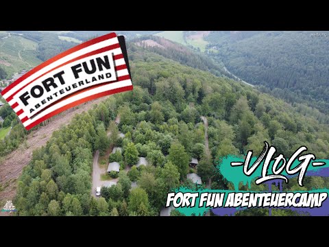 Freizeitpark Übernachtung als Abenteuer - Mit den Chaoten im Fort Fun Camp - Vlog