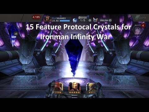 5* Feature Protocol Crystals for Ironman Infinity War