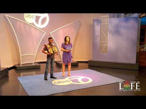 The African LIFE with Ghanaian-American Jr. Champion Joseph Awinongya at ABC News Chicago