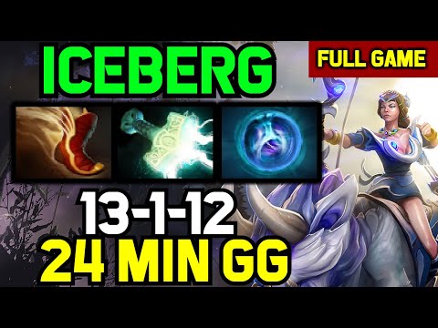 Iceberg MID Mirana DPS Machine w/ Topson CK, iLTW Phantom Lancer
