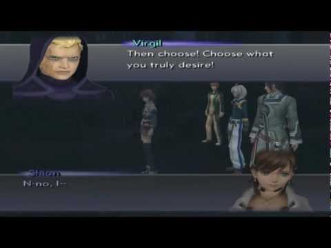 Xenosaga III HD Cutscene 197 - Virgil Reproves Shion (Old Church) - JAPANESE - REGULAR MODE