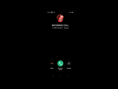 Realme C3 Incoming Call (Screen Video)