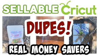 MONEY SAVING Cricut DUPES that PACK a PROFIT | SELLABLE DIY