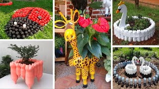 Genius Ways to Upcycle Plastic Bottles in The Garden♻️ Garden ideas