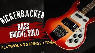 Video thumbnail for Rickenbacker bass groove/solo - FLATWOUNDS+FOAM by Fernando Castilhos