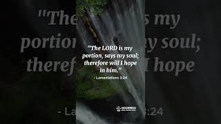 God Is Your Portion & Hope! | Verse of the Day