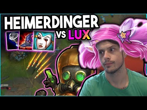 THE ROAD TO MASTER TIER |  POWERFUL HEIMERDINGER VS LUX MID!  - League Of Legends