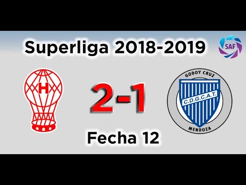 Huracán 2 vs Godoy Cruz 1 - SuperLiga 2018-2019 - Fecha 12