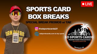 SD SPORTS CARDS: 06.01.24 SATURDAY PRE NOVA STREAM W/TAE! #boxbreak #sportscards #liveboxbreaks