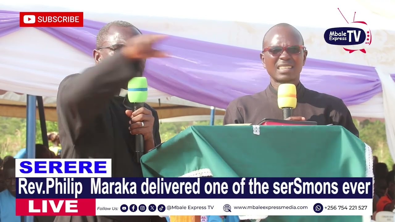 Rev. Phillip Maraka delivered one of the best sermons ever at the Burial of Rev. Abilet in Serere 