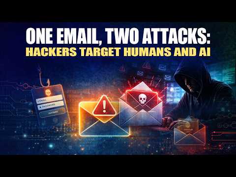 One Email, Two Attacks: Hackers Target Humans and AI