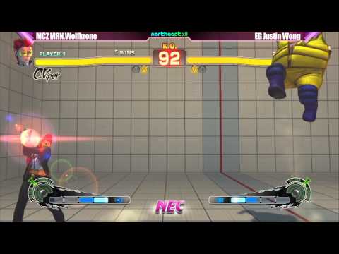 SSF4AE Grand Final MCZ MRN.Wolfkrone vs EG Justin Wong - NEC XII Tournament