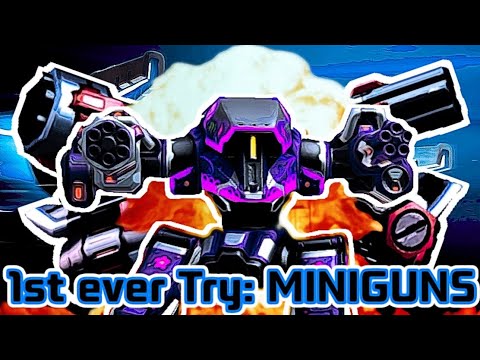 Guardian MiniGun 16-12 Combo 🔥|1st ever Try|Not that bad|Mech Arena|NoobMastr2.0