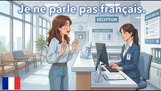 French Conversations A1 with Marie in Paris 🇫🇷 | Going to the Doctor | Learn French