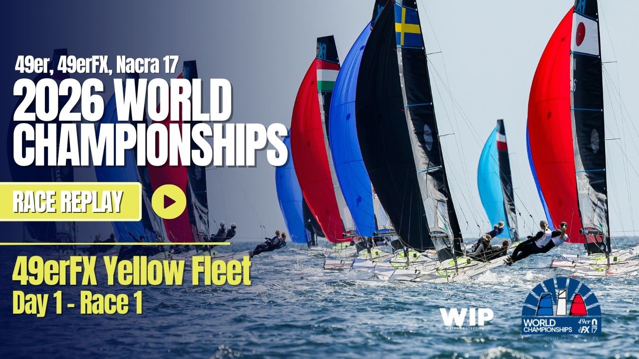 2026 Worlds - RACE REPLAY - 49erFX Race 1