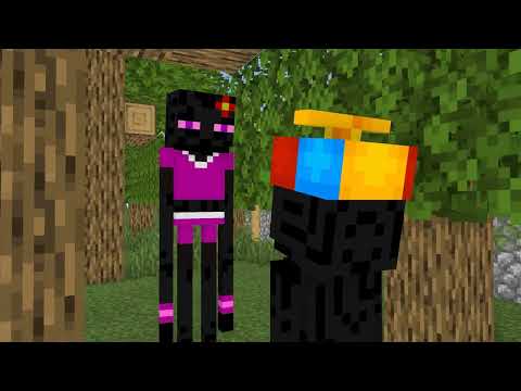 Monster School  Poor Baby Enderman Life Sad story but happy ending birdgamer1 version