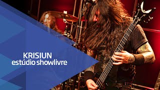 &quot;Conqueross of armageddon&quot; -  Krisiun no Estúdio Showlivre 2015