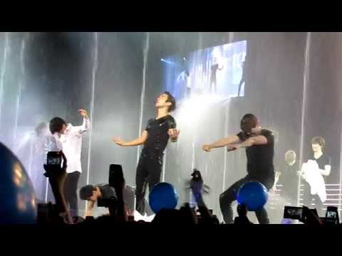 [290412] SS4 INA - Siwon, Ryeowook, Shindong, Yesung Water Splash