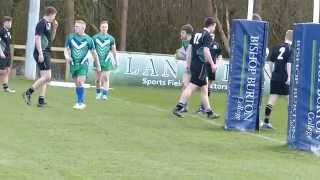 preview picture of video 'Dominant performance in College Rugby League Cup Semi ~ Bishop Burton College'