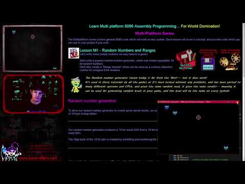 8086 ASM Lesson M1 - Random Numbers and Ranges