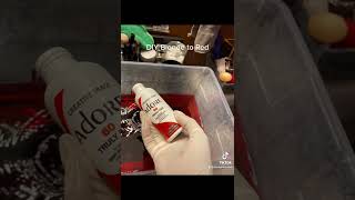 Blonde to red with Adore water color!