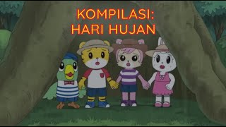 Kompilasi: Hari Hujan | Kartun Anak Bahasa Indonesia | Shimajiro Indonesia