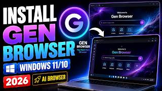 How to Download & Install Gen Browser on Windows 11/10 (2026) | Gen Br