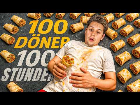 EATING 100 kebabs in 100 hours🥙THE WORST EXPERIMENT OF MY LIFE!