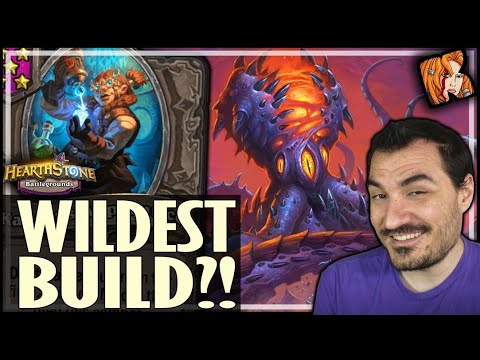 MY WILDEST BUILD EVER?! - Hearthstone Battlegrounds