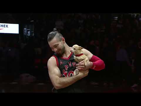 Christian & Scooby Toronto Raptors Halftime Performance!