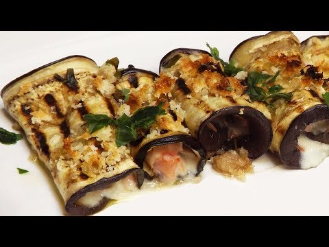 Involtini di melanzana gratinati