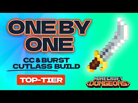 SpookyFairy - "ONE-BY-ONE" - CUTLASS Top-Tier Minecraft Dungeons Build Guide (2021)