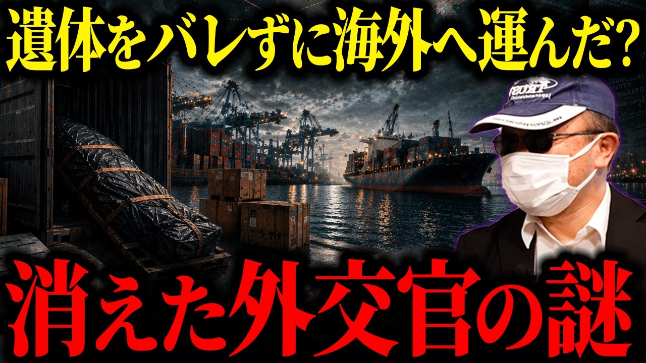 【未解決】バレずに人を海外へ運ぶ方法を知っていますか？突如消えた外交官の謎。【スパイ】【暗殺】