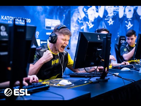 S1mple insane 1v3 clutch with pistol Na Vi vs Mad lions ESL