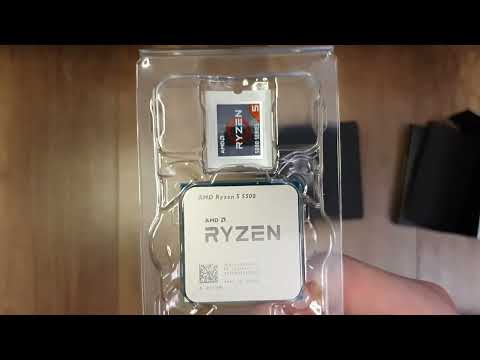 Процессор AMD Ryzen 5 5500 (100-10000457BOX) 6 ядер/12 потоков 3,6-4,2 ГГц AM4 65 Вт c кулером - фото 1 - id-p2935899414