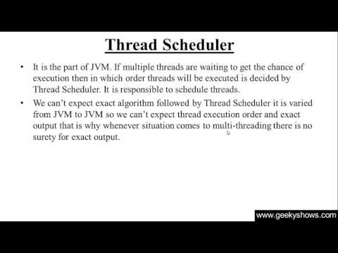 Learn 302 Thread Scheduler in Java Programming Hindi - Mind Luster