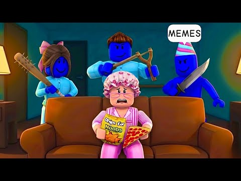 ROBLOX Steal From Grandma - FUNNY MOMENTS (MEMES)