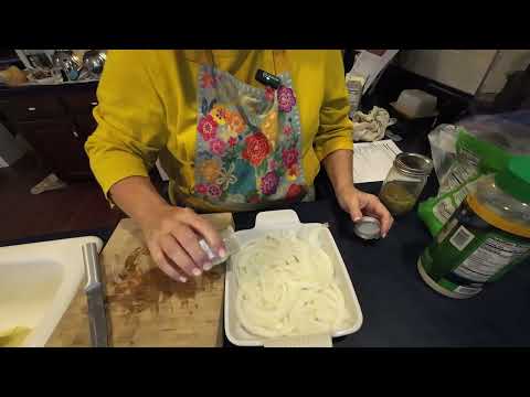 Tennessee Onions made with a West Virginia Candy Onion