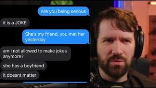 Destiny Reacts To Insane Text Thread On Reddit Mr  Masterson Crashing Out On Co Host