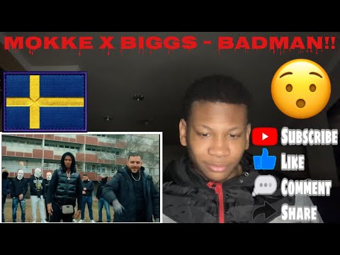 Mokke x Biggs - Badman (officiell video) | @biggs_gg @mokke.1 SWEDISH RAP REACTION