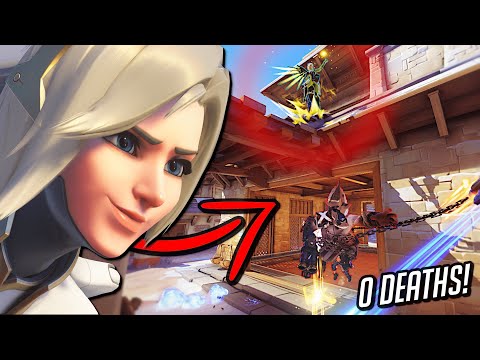 Must Know Trick For Mercy Resses! 🌟 0 Deaths Mercy! - Overwatch 2