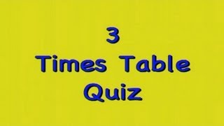 Kidzone - Three Times Table Quiz
